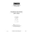 ZANUSSI ZWV1651S Owners Manual ZANUSSI ZWV1651S Owners Manual