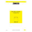 ZANUSSI TD06TX Owners Manual ZANUSSI TD06TX Owners Manual