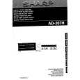 SHARP AD207H Owners Manual SHARP AD207H Owners Manual