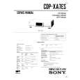 SONY CDPXA7ES Service Manual SONY CDPXA7ES Service Manual