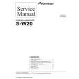 PIONEER S-W20 Service Manual PIONEER S-W20 Service Manual