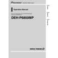 PIONEER DEHP6850MP Owners Manual PIONEER DEHP6850MP Owners Manual