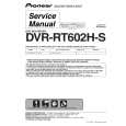 PIONEER DVRRT602HS Service Manual PIONEER DVRRT602HS Service Manual