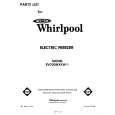 WHIRLPOOL EV200NXKW1 Parts Catalog WHIRLPOOL EV200NXKW1 Parts Catalog