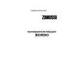 ZANUSSI ZF4ABLU Owners Manual ZANUSSI ZF4ABLU Owners Manual