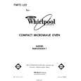 WHIRLPOOL MW3520XP1 Parts Catalog WHIRLPOOL MW3520XP1 Parts Catalog