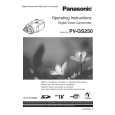 PANASONIC PV-GS250 Owners Manual PANASONIC PV-GS250 Owners Manual