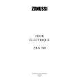 ZANUSSI ZBN760N Owners Manual ZANUSSI ZBN760N Owners Manual