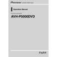 PIONEER AVH-P5000DVD/XNEW5 Owners Manual PIONEER AVH-P5000DVD/XNEW5 Owners Manual