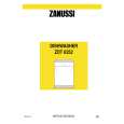 ZANUSSI ZDT6252 Owners Manual ZANUSSI ZDT6252 Owners Manual