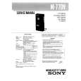 SONY M770V Service Manual SONY M770V Service Manual