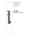 GEMINI CD-240 Owners Manual GEMINI CD-240 Owners Manual