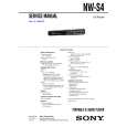 SONY NWS4 Service Manual SONY NWS4 Service Manual