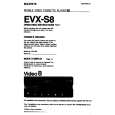 SONY EVX-S8 Owners Manual SONY EVX-S8 Owners Manual