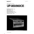 SONY UP-860 Owners Manual SONY UP-860 Owners Manual