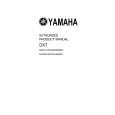 YAMAHA DX7 Owners Manual YAMAHA DX7 Owners Manual
