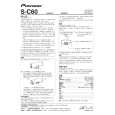 PIONEER S-C60/XCN5 Owners Manual PIONEER S-C60/XCN5 Owners Manual