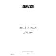 ZANUSSI ZOB689W Owners Manual ZANUSSI ZOB689W Owners Manual