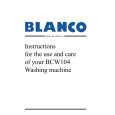 BLANCO BCW104 Owners Manual BLANCO BCW104 Owners Manual
