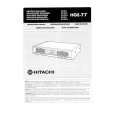 HITACHI HGE-77 Owners Manual HITACHI HGE-77 Owners Manual
