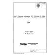 NIKON AF ZOOM NIKKOR 70-300 4-5.6D Parts Catalog NIKON AF ZOOM NIKKOR 70-300 4-5.6D Parts Catalog