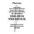 PIONEER VSX-D510-G/BXJI Owners Manual PIONEER VSX-D510-G/BXJI Owners Manual