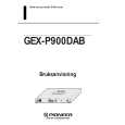PIONEER GEX-P900DAB Owners Manual PIONEER GEX-P900DAB Owners Manual