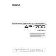 ROLAND AP-700 Owners Manual ROLAND AP-700 Owners Manual