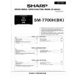 SHARP SM7700H Service Manual SHARP SM7700H Service Manual