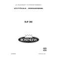 ROSENLEW RJP 396 Owners Manual ROSENLEW RJP 396 Owners Manual