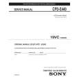 SONY CPDE440 Service Manual SONY CPDE440 Service Manual