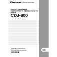 PIONEER CDJ-800/RFXJ Owners Manual PIONEER CDJ-800/RFXJ Owners Manual
