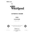 WHIRLPOOL LA6400XKW0 Parts Catalog WHIRLPOOL LA6400XKW0 Parts Catalog