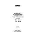 ZANUSSI ZCG563NW Owners Manual ZANUSSI ZCG563NW Owners Manual