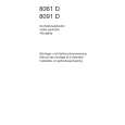 AEG 8061D-M Owners Manual AEG 8061D-M Owners Manual