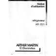 ARTHUR MARTIN ELECTROLUX AR1521W Owners Manual ARTHUR MARTIN ELECTROLUX AR1521W Owners Manual