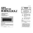 AIWA XK-007C Owners Manual AIWA XK-007C Owners Manual