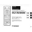 PIONEER CUAV200 Owners Manual PIONEER CUAV200 Owners Manual
