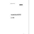 ZANUSSI Z808 Owners Manual ZANUSSI Z808 Owners Manual