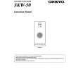 ONKYO SKW50 Owners Manual ONKYO SKW50 Owners Manual