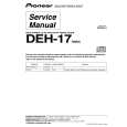 PIONEER DEH-17 Service Manual PIONEER DEH-17 Service Manual