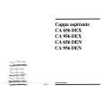 ZANUSSI CA656DEX Owners Manual ZANUSSI CA656DEX Owners Manual