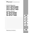 PIONEER XV-DV440 Owners Manual PIONEER XV-DV440 Owners Manual