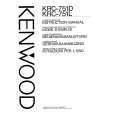 KENWOOD KRC-751D Owners Manual KENWOOD KRC-751D Owners Manual