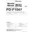 PIONEER PD-F1007/MY Service Manual PIONEER PD-F1007/MY Service Manual