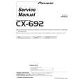 PIONEER CX-692 Service Manual PIONEER CX-692 Service Manual