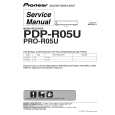 PIONEER PDPR05U Service Manual PIONEER PDPR05U Service Manual