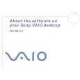 SONY PCV-RX312 VAIO Software Manual SONY PCV-RX312 VAIO Software Manual