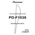 PIONEER PD-F1039/KU/CA Owners Manual PIONEER PD-F1039/KU/CA Owners Manual