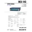 SONY MEX1HD Service Manual SONY MEX1HD Service Manual